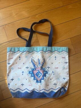 1980s Vintage Native American tote bag